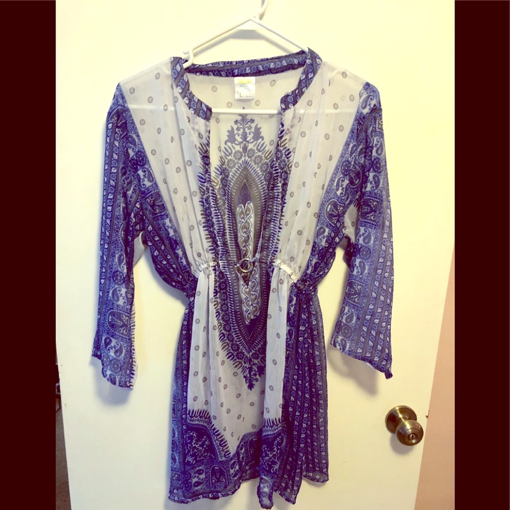 Beach swim cover up